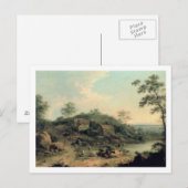 Landschaft, 1758 postkarte (Vorne/Hinten)