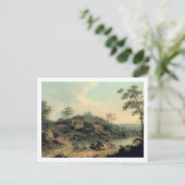 Landschaft, 1758 postkarte (Stehend Vorderseite)