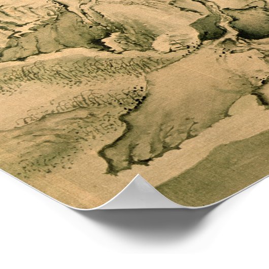 Landschaft, 1771 poster (Ecke)