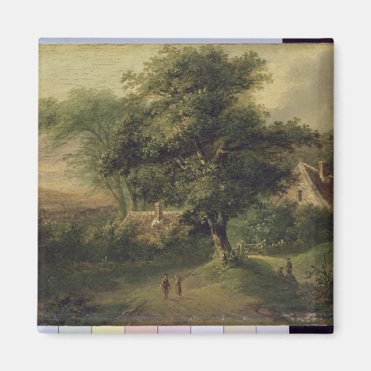 Landschaft, 1827 magnet (Vorne)