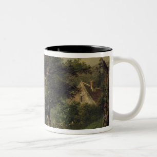 Landschaft, 1827 zweifarbige tasse