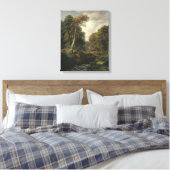 Landschaft, 1850 leinwanddruck (Insitu (Schlafzimmer))