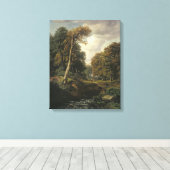 Landschaft, 1850 leinwanddruck (Insitu (Holzboden))