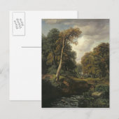 Landschaft, 1850 postkarte (Vorne/Hinten)