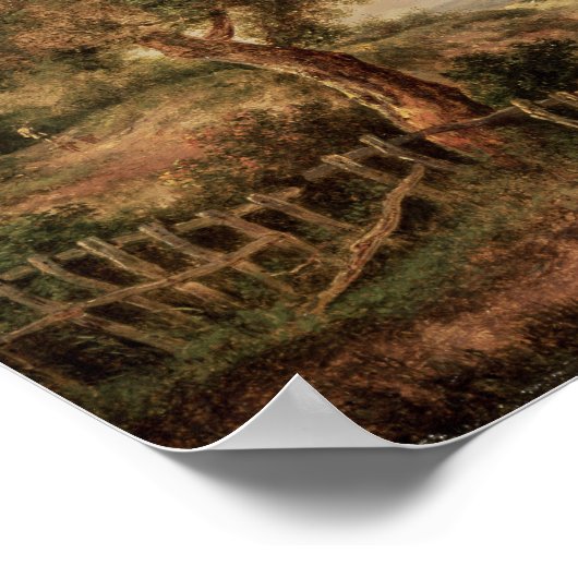 Landschaft, 19. Jahrhundert Poster (Ecke)