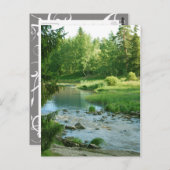 Landschaft 1 postkarte (Vorne/Hinten)