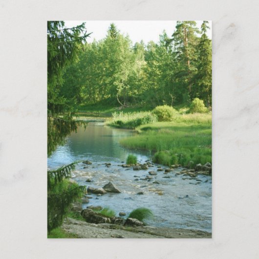 Landschaft 1 postkarte (Vorderseite)