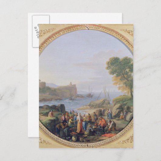 Landschaft 2 postkarte (Vorne/Hinten)