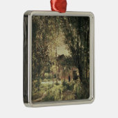 Landschaft 2 silbernes ornament (Rechts)