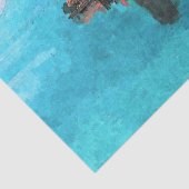 Landschaft 3 Mauer Art Decoupage Seidenpapier (Detail)