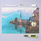 Landschaft 3 Mauer Art Decoupage Seidenpapier (Handwerk)