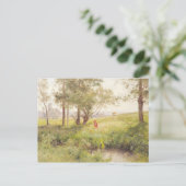 Landschaft 3 postkarte (Stehend Vorderseite)