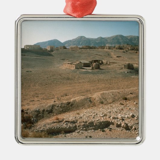 Landschaft 3 silbernes ornament (Vorne)