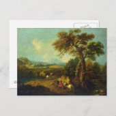 Landschaft 4 postkarte (Vorne/Hinten)