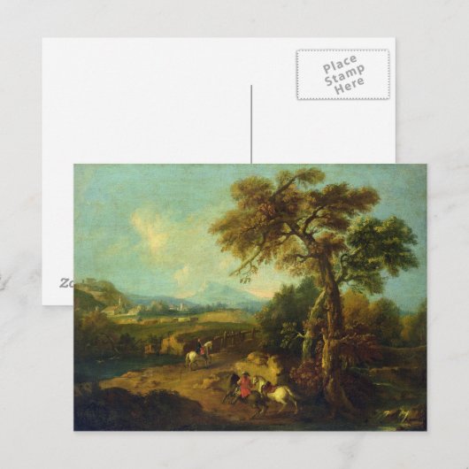 Landschaft 4 postkarte (Vorne/Hinten)