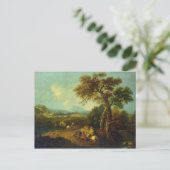 Landschaft 4 postkarte (Stehend Vorderseite)