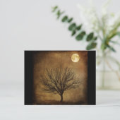 Landschaft-680226 DARK BROWN HINTERGRUND SCHWARZER Postkarte (Stehend Vorderseite)