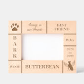 Landschaft 6x4 Gedenkstätte Angel Dog Jahr Geätzte Rahmen (Vorderseite)