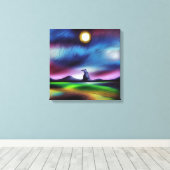 Landschaft abstrakt surreal leinwanddruck (Insitu (Holzboden))
