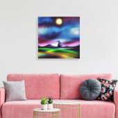 Landschaft abstrakt surreal leinwanddruck (Insitu (Wohnzimmer))
