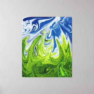 Landschaft Abstrakte Kunst Beste moderne Kunst Leinwanddruck