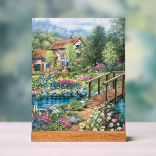 Landschaft Acrylschild (Neutral)