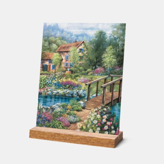 Landschaft Acrylschild (Winkel)