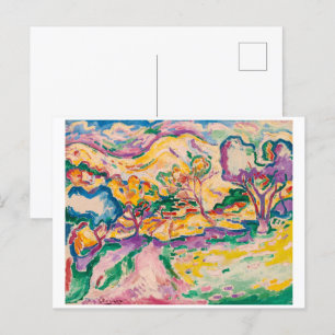 Landschaft am Ciotat   Georges Braque   Postkarte