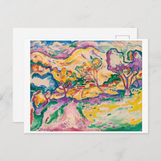 Landschaft am Ciotat | Georges Braque | Postkarte (Vorne/Hinten)