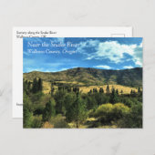Landschaft am Fluss Snake oder Postkarte (Vorne/Hinten)