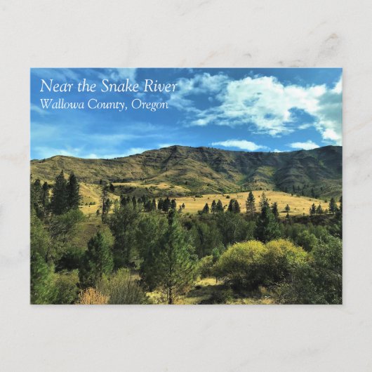 Landschaft am Fluss Snake oder Postkarte (Vorderseite)