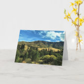 Landschaft am Fluss Snake, OR Karte (Gelbe Blume)