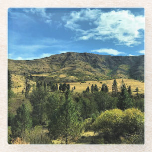 Landschaft am Fluss Snake, Oregon Glasuntersetzer