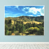 Landschaft am Fluss Snake, Oregon Leinwanddruck (Insitu (Holzboden))