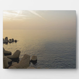 Landschaft am Meer Fotoplatte