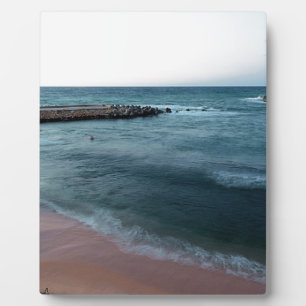 Landschaft am Meer Fotoplatte