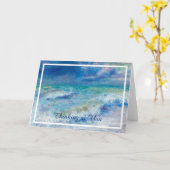 Landschaft am Meer Karte (Gelbe Blume)
