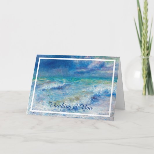 Landschaft am Meer Karte (Vorderseite)