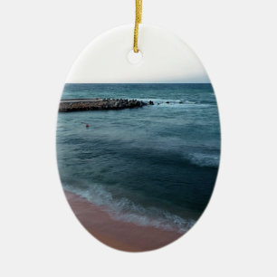 Landschaft am Meer Keramik Ornament