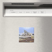Landschaft am Nordpol (von Caspar David Friedrich) Magnet (In Situ (Geschirrspüler))