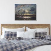 Landschaft am Stadtrand von Cremieu Leinwanddruck (Insitu (Schlafzimmer))