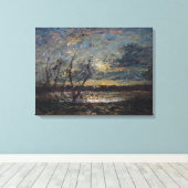 Landschaft am Stadtrand von Cremieu Leinwanddruck (Insitu (Holzboden))