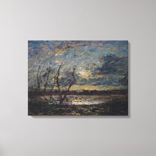 Landschaft am Stadtrand von Cremieu Leinwanddruck (Vorderseite)