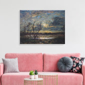 Landschaft am Stadtrand von Cremieu Leinwanddruck (Insitu (Wohnzimmer))