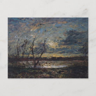 Landschaft am Stadtrand von Cremieu Postkarte