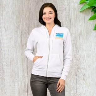 Landschaft am tropischen Meer Hoodie