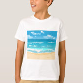 Landschaft am tropischen Meer T-Shirt (Vorderseite)