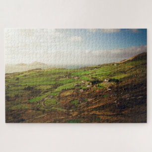 Landschaft an der Küste Grünes Irland Puzzle