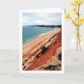 Landschaft an der Küste Portugals Karte (Gelbe Blume)