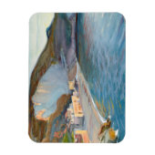 Landschaft an der Küste von Neapel, M. Enckell Magnet (Vertikal)